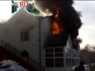Первоуральцы стали очевидцами пожара на "горячих источниках". Видео