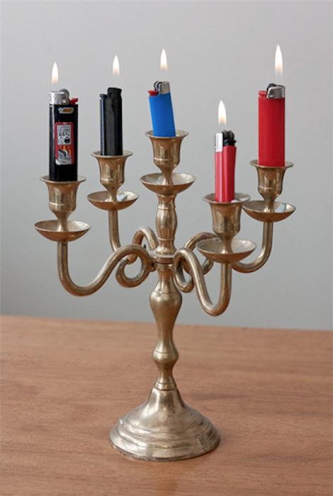 Если у вас нету свечек ...