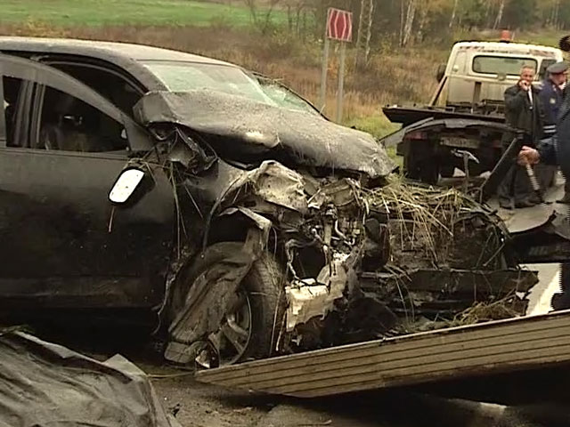 В Пензенской области на пешеходном переходе столкнулись четыре автомобиля: пострадали 7 пешеходов