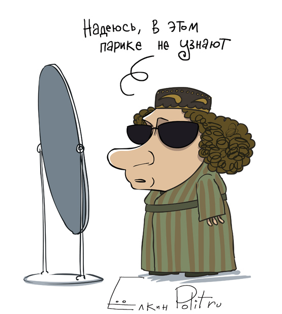 Надеюсь в этом парике меня ни кто не узнает...