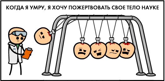 когда я умру, яхочу пожертвовать своё тело науке