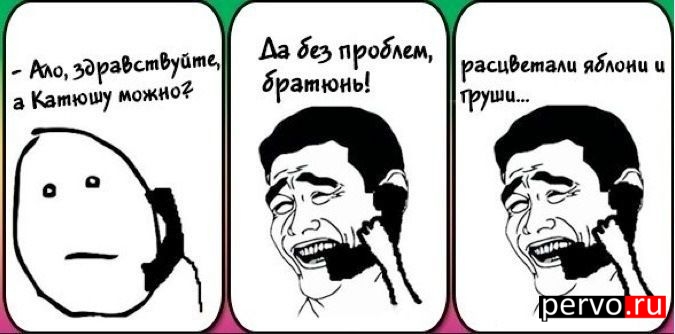 Алло, а Катюшу можно ?