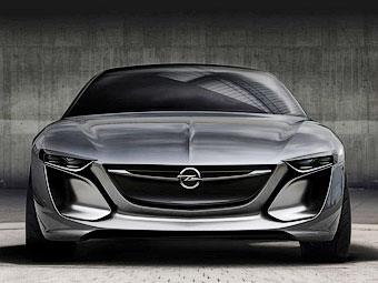 Opel показал новую фотографию купе Monza