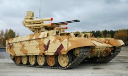 Медведеву показали новую боевую машину «Терминатор-2»