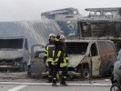 Крупнейшее ДТП в Германии - столкнулись более 80 машин, 8 погибших. ФОТО
