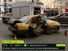 Угонщики на Daewoo разбились в центре Москвы