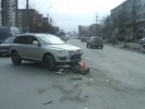В Екатеринбурге столкнулись иномарка и маршрутка, пострадали три человека