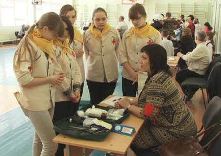 В Первоуральске прошли ежегодные соревнования санпостов