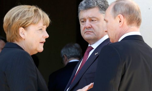 Путин, Порошенко, Меркель и Олланд обсуждали Украину 2 часа