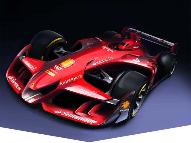 Ferrari продемонстрировала свое видение гоночных болидов будущего