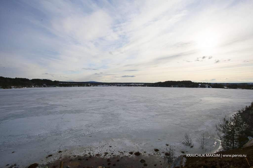 За сутки уровень воды в Галкинском карьере понизился на 12 сантиметров