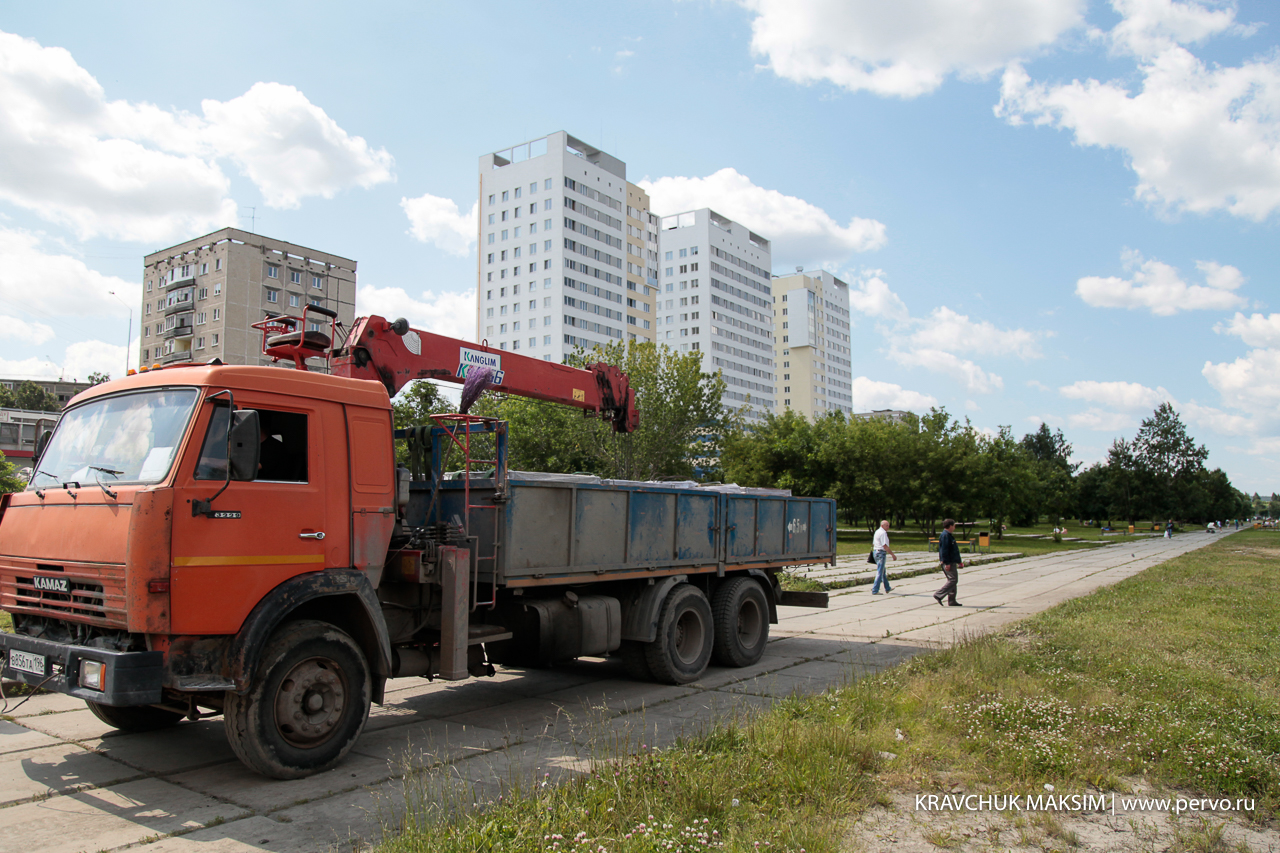 В Первоуральске приступили к реконструкции Центральной набережной