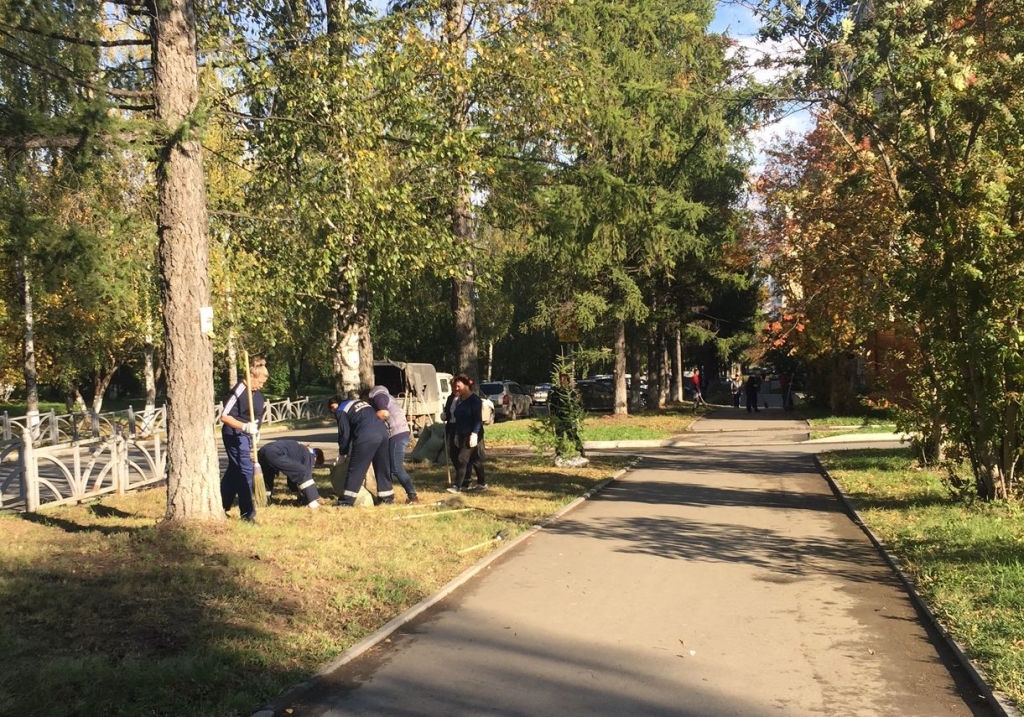 Полицейские,  ветераны и студенты  приняли активное участие в акции «Зеленая  Россия»