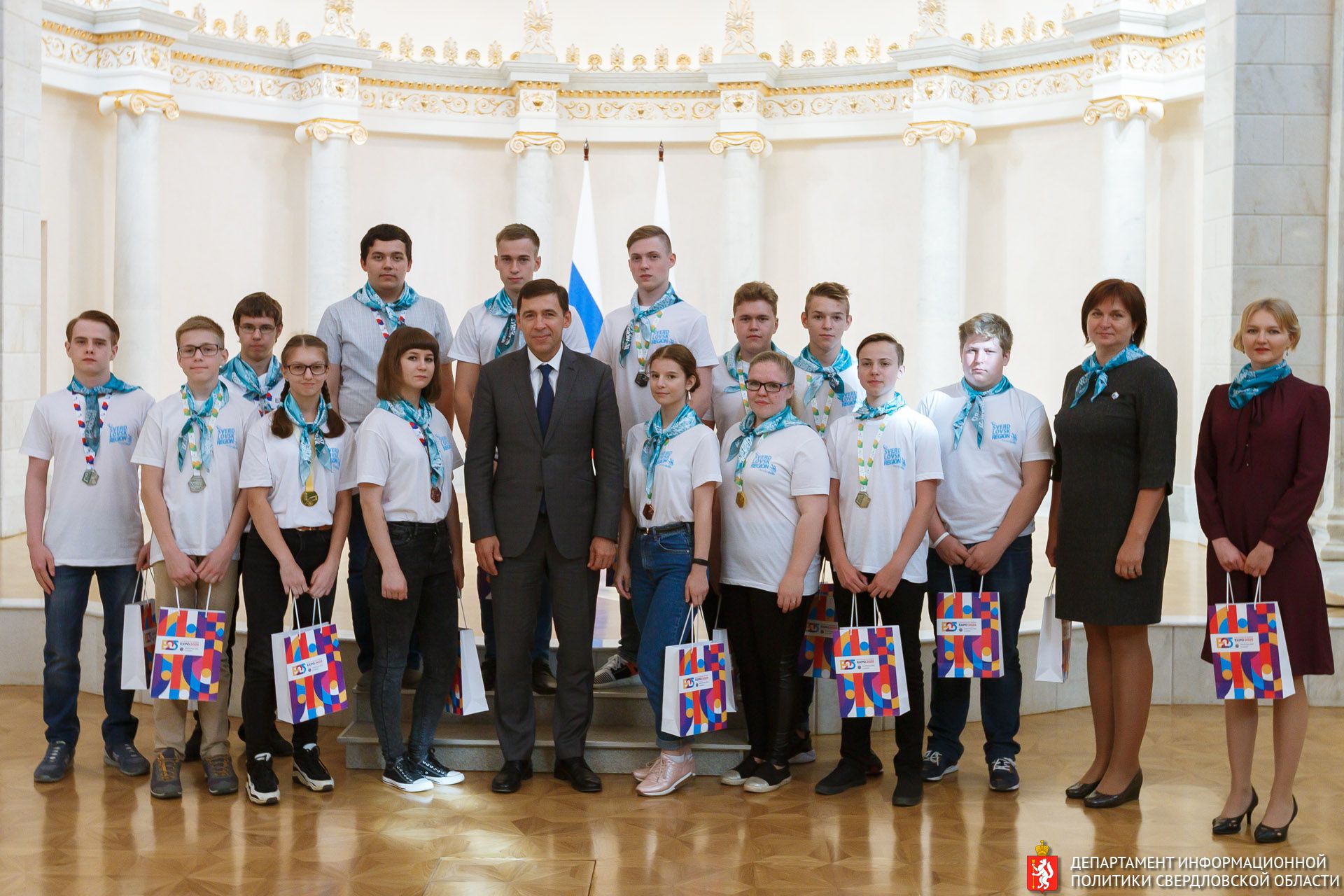 Евгений Куйвашев поздравил призеров финала национального чемпионата WorldSkills Russia