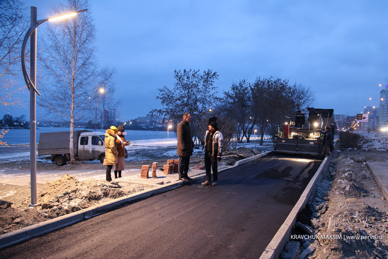 В Первоуральске завершается второй этап реконструкции набережной
