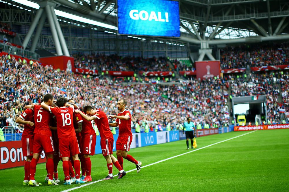 Сборная России опустилась на 48-е место в рейтинге ФИФА