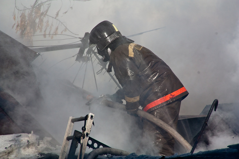 В Кузино при пожаре погиб мужчина
