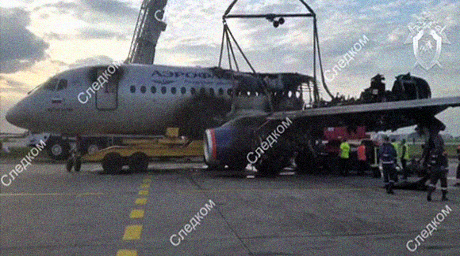 В Шереметьево рассказали о действиях пожарных при крушении SSJ 100