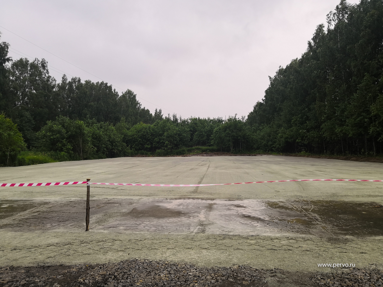 В поселке Хрустальная обустроили разворотную площадку по просьбе жителей