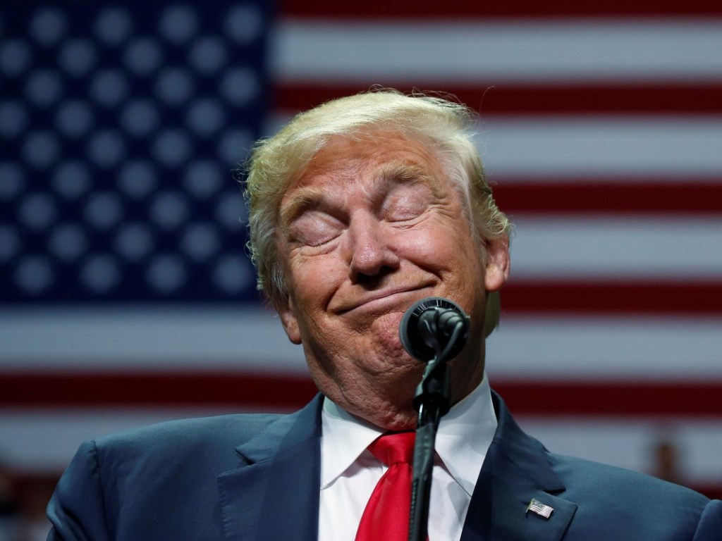 Рейтинг Дональда Трампа достиг рекордно высокого уровня