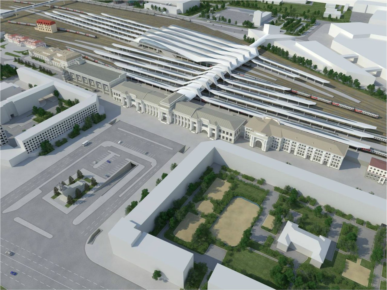 В Екатеринбурге реконструируют железнодорожный вокзал