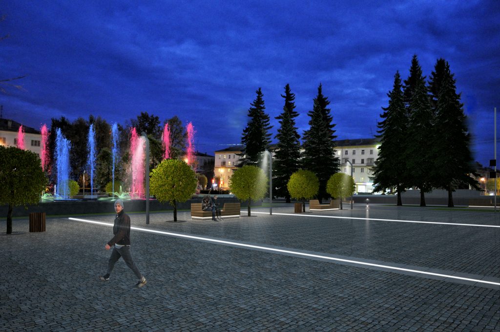 В 2019 году в Первоуральске благоустроят дворы, площадь Победы и набережную