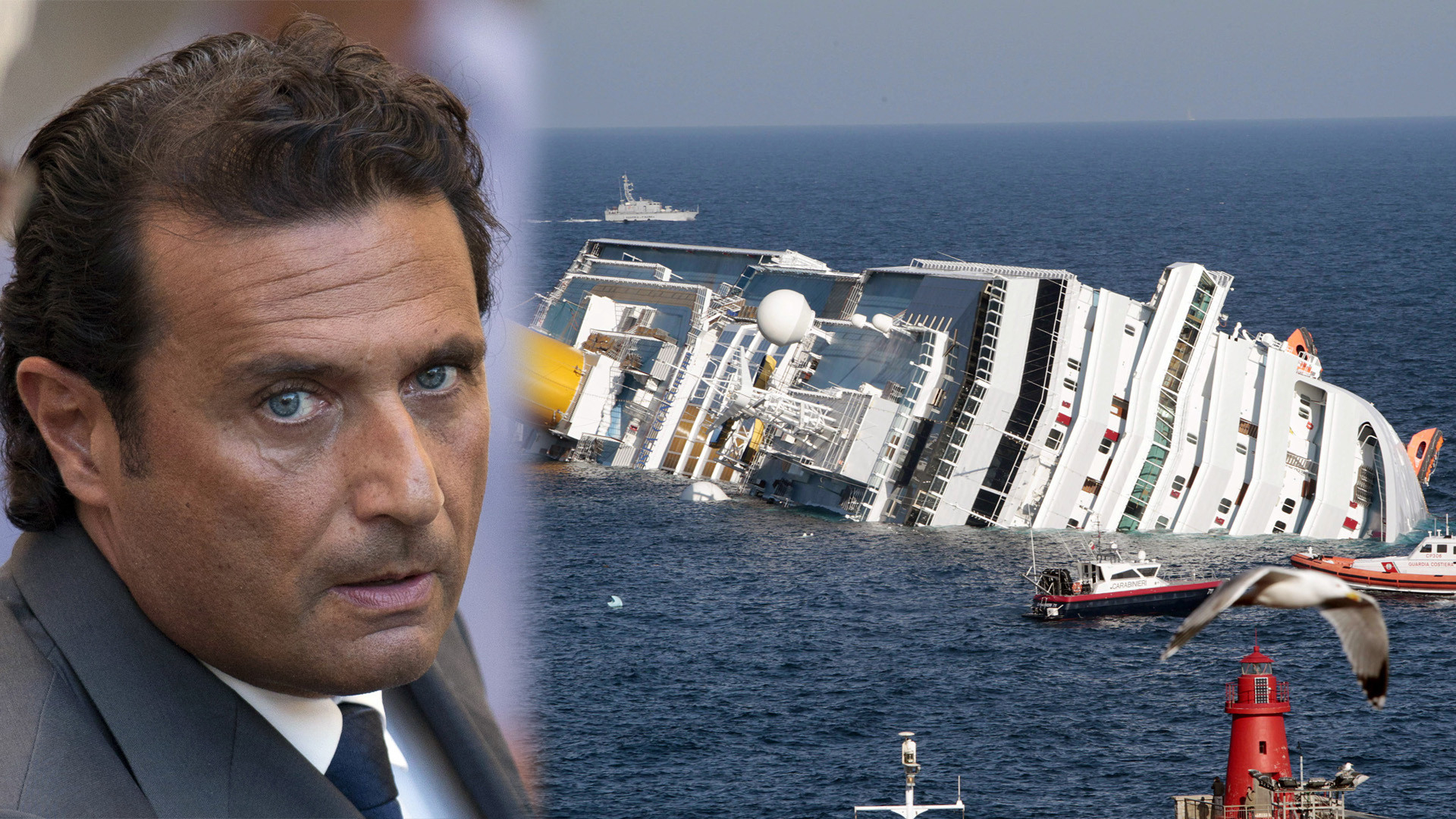 Опубликовано ВИДЕО с мостика Costa Concordia: капитан в панике и не знает, что делать
