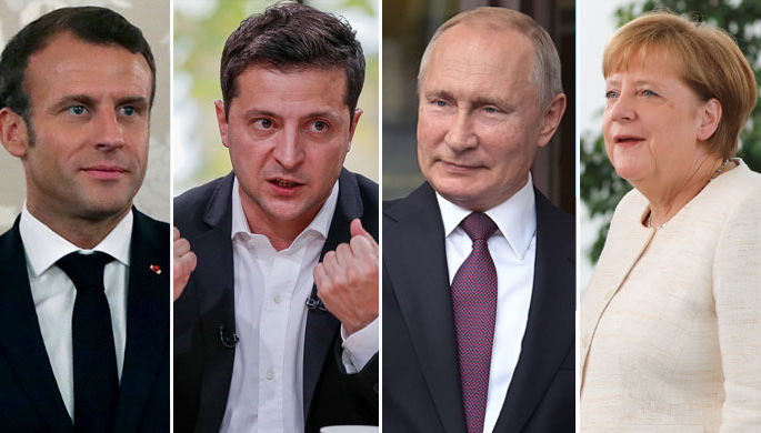 В Париже началась встреча Путина и Меркель