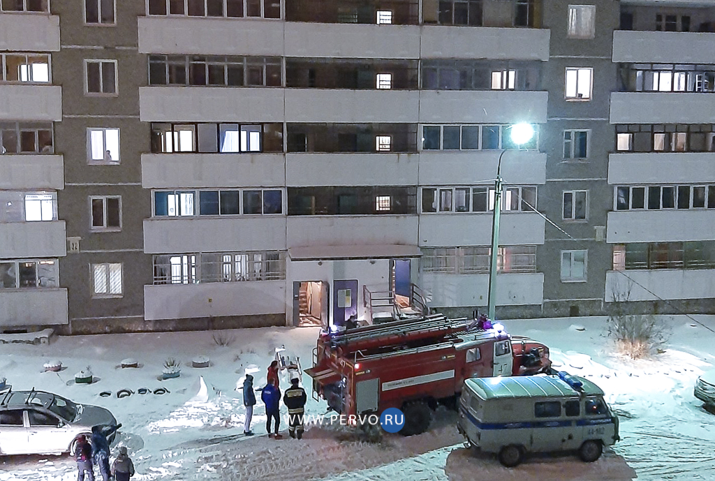 В Первоуральске произошел пожар в 12-этажном доме
