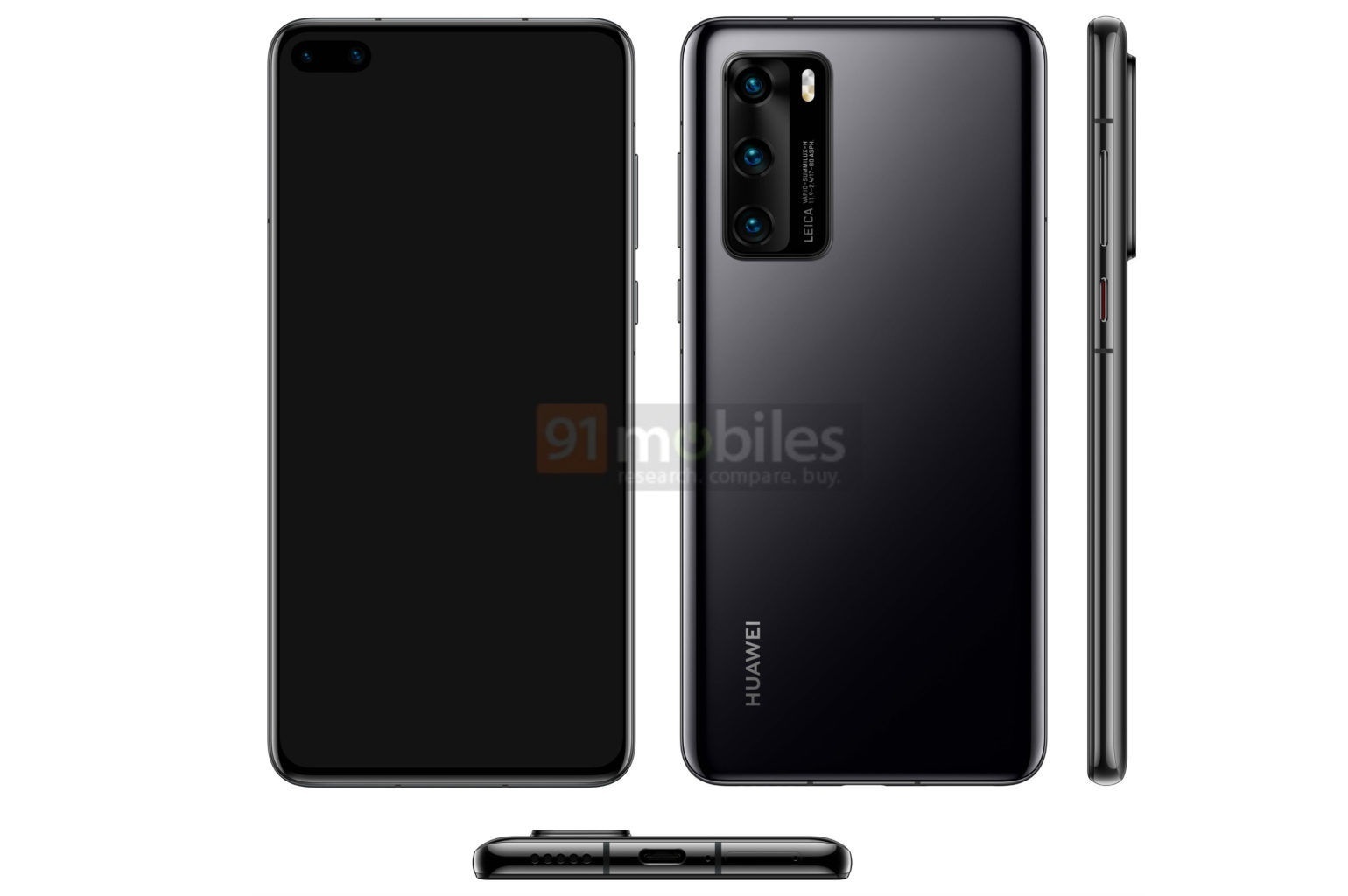 Huawei P40: появилось первое официальное изображение