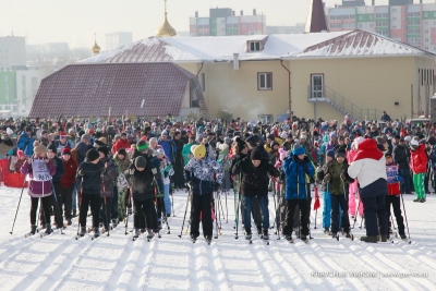 «Лыжня России» - дистанция в 2020 метров