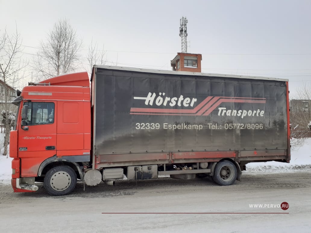 Судебные приставы арестовали у первоуральца грузовик DAF