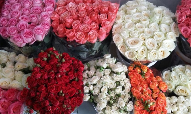 Букеты цветов от ОптЦвет - роскошные розы по доступной цене