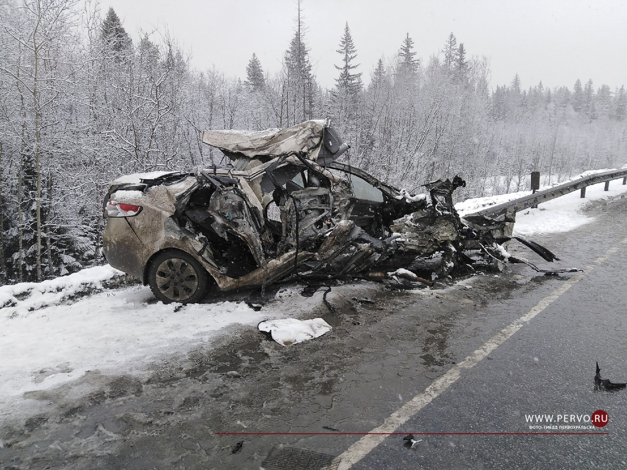 Командир взвода ГИБДД погиб в аварии под Первоуральском
