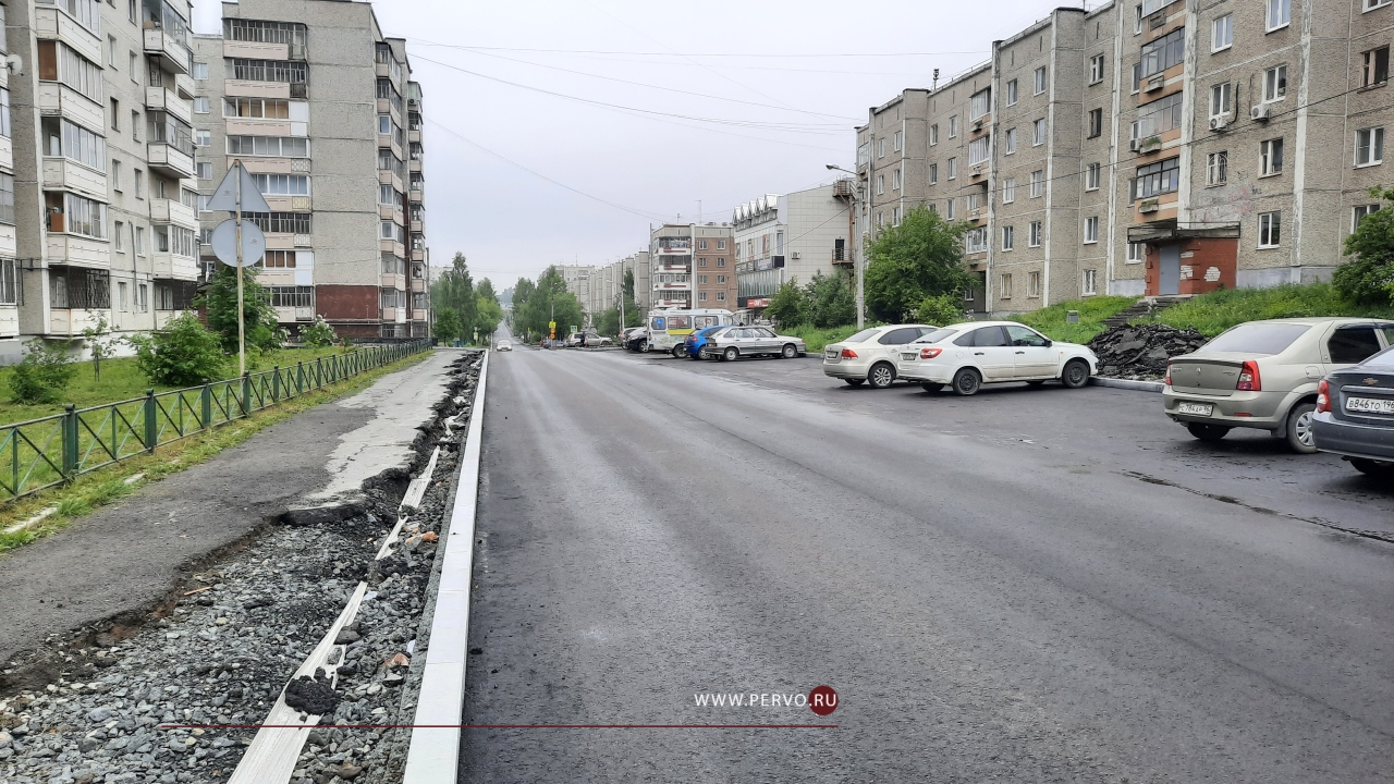 На улице Данилова появился новый асфальт