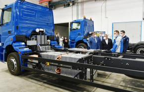 «КамАЗ» создал первый грузовой электромобиль «Чистогор»