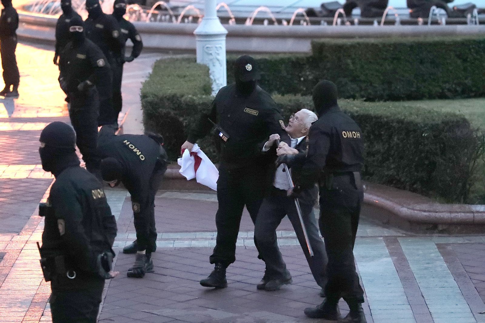 ОМОН разогнал протестующих у Дома правительства в Минске