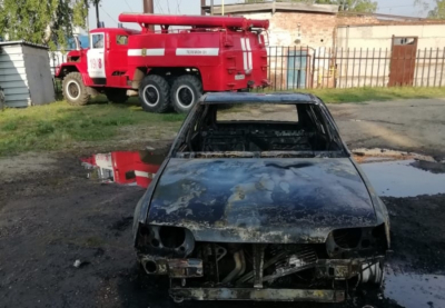 Вчера вечером сгорел автомобиль «Deawoo»