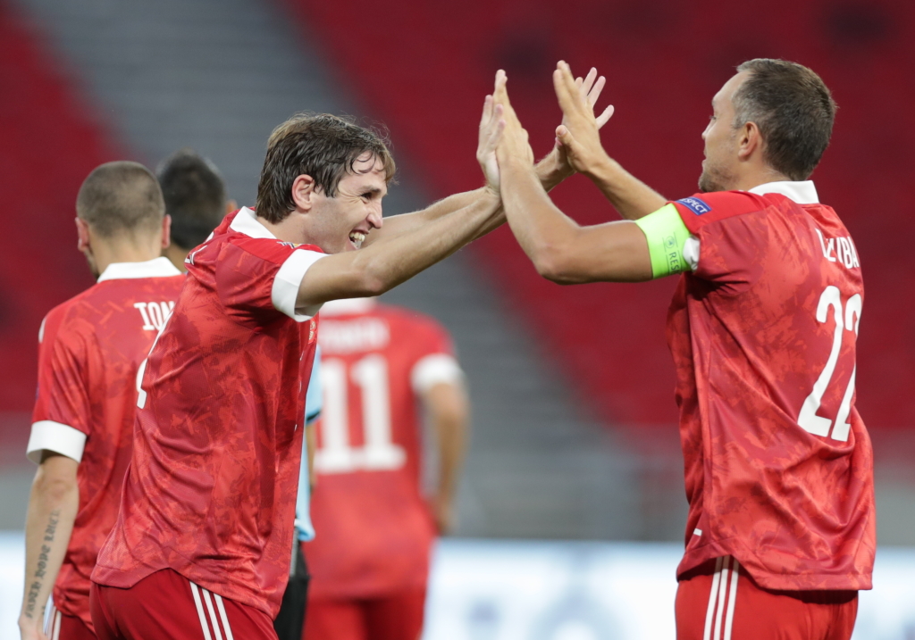 Сборная России по футболу одержала вторую победу в Лиге наций