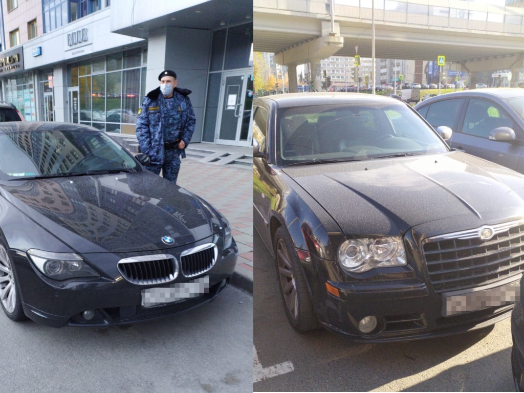 Приставы арестовали «BMW» и «Chrysler 300C»