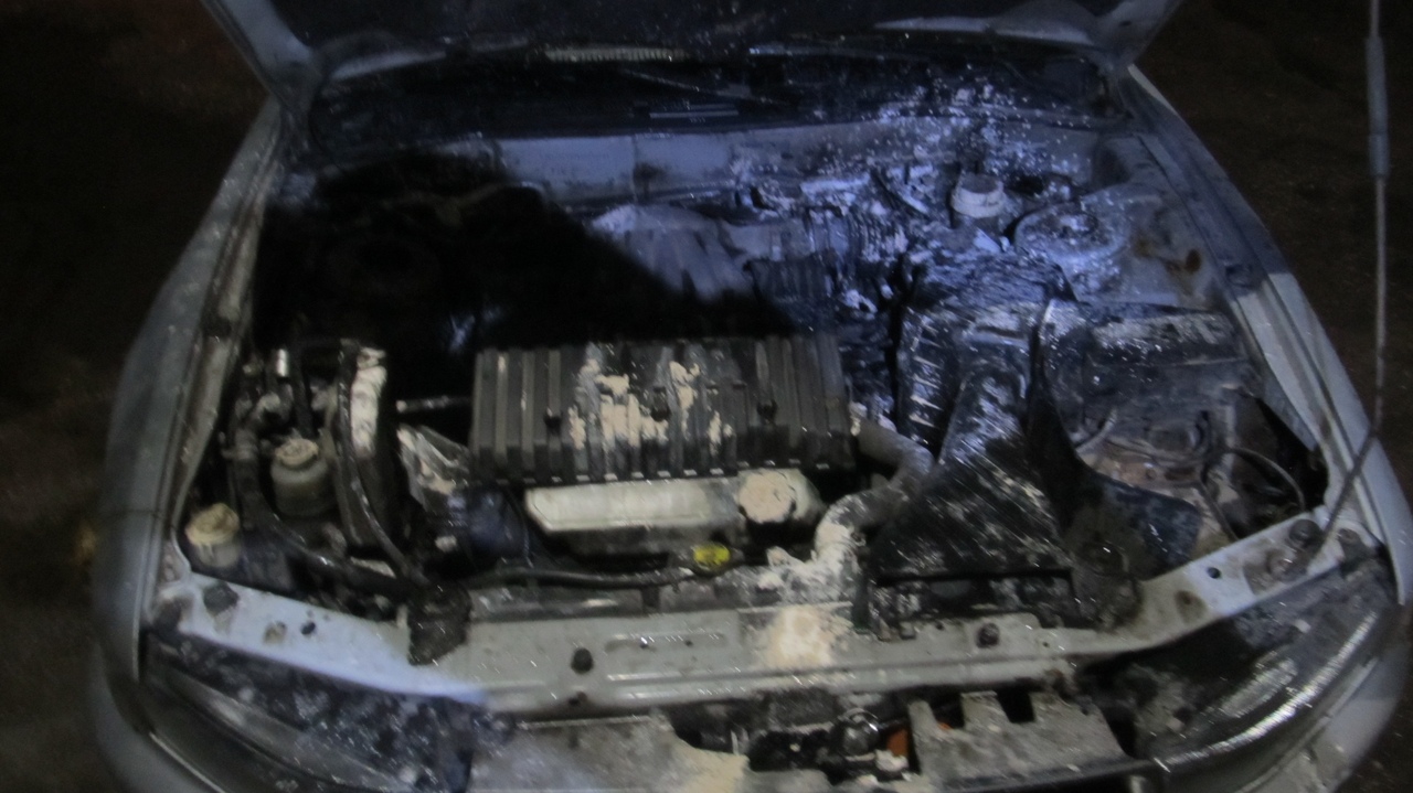 В Первоуральске сгорел автомобиль «BMW»