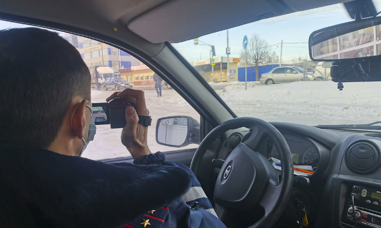 Скрытое наблюдения выявило 60 нарушений ПДД