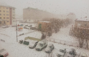 В двух регионах России выпал снег