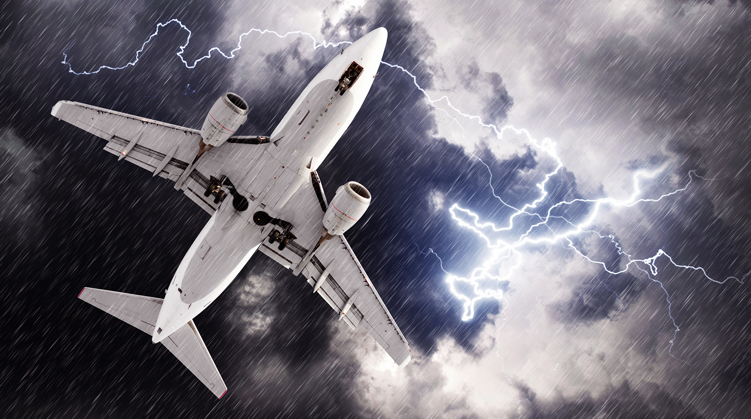 «Дикий ужас»: в самолет попала молния во время экстренной посадки