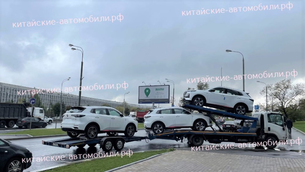 В Россию привезли новые кроссоверы Changan CS55 Plus