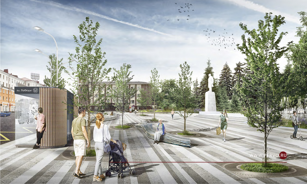 Формирование общественных пространств. Проект реконструкции площади первоуральск. Сквер комсомолец ялта. Озеленение общественных пространств. План развития района коммунарка.