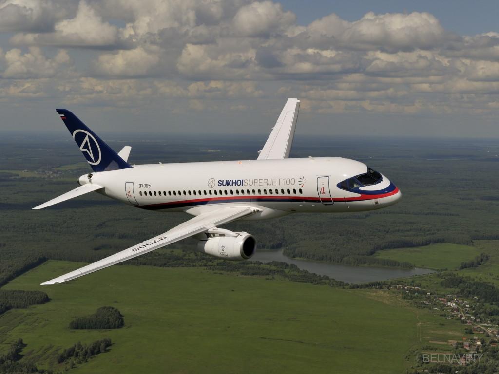 Самолет SSJ-100 впервые выставлен на продажу на Avito
