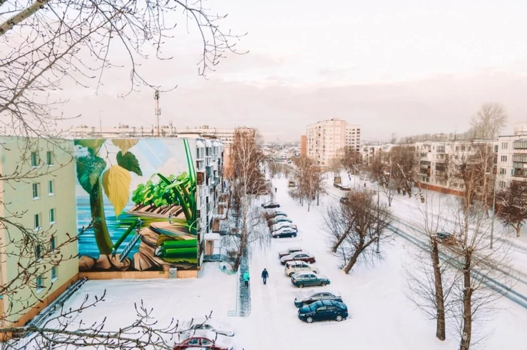 В Челябинске ТМК открыла мурал в честь 20-летия компании
