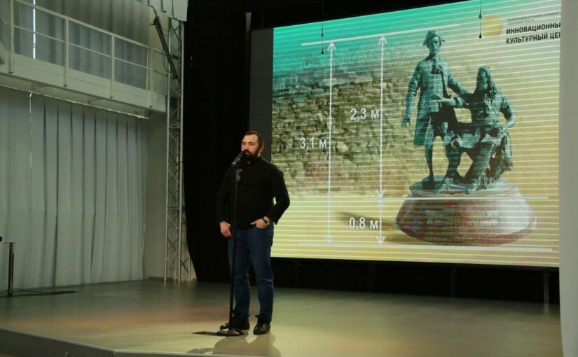 Первоуральцам представили проект скульптуры Никиты и Василия Демидовых