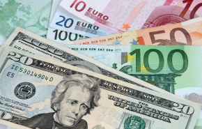 Курс евро опустился впервые с 23 февраля ниже 91 рубля